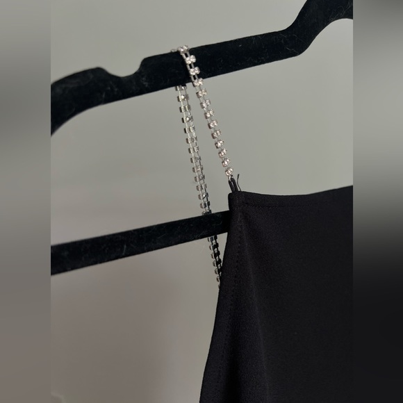 H&M black dress with diamond straps - Picture 2 of 5
